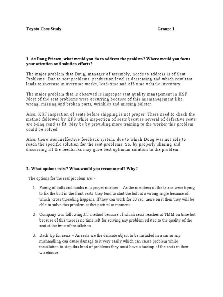 toyota operations management case study pdf toyota operations case study